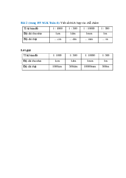 Viết số thích hợp vào chỗ chấm: bài 2 trang 155 SGK Toán 4