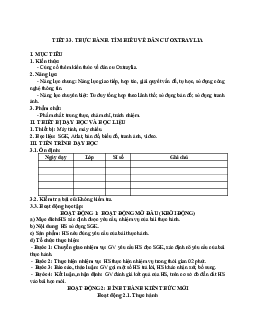 Giáo án Địa lí 11 Bài 12 Ô-xtray-li-a mới nhất