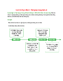 Hãy lựa chọn và sắp xếp những sự kiện quan trọng của cá nhân em trong khoảng 5 năm