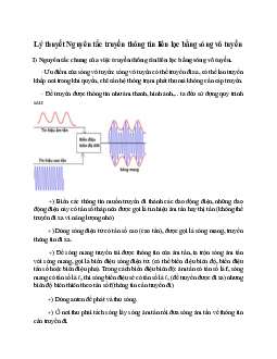 Lý thuyết Nguyên tắc thông tin liên lạc bằng sóng vô tuyến (mới 2023 + 18 câu trắc nghiệm) hay, chi tiết – Vật Lí 12