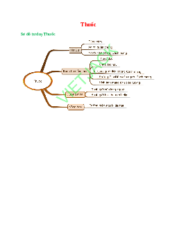 Sơ đồ tư duy bài Thuốc (Lỗ Tấn) (năm 2023) dễ nhớ - Ngữ văn lớp 12