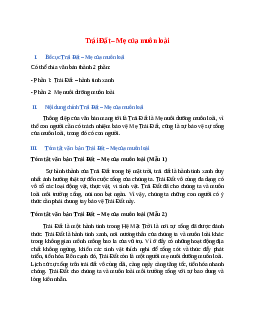 Bố cục bài Trái Đất – Mẹ của muôn loài chuẩn nhất