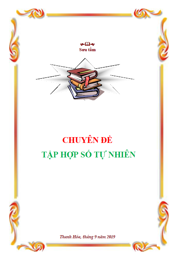 Chuyên đề: Tập hợp số tự nhiên