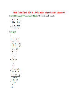 Bài 6.29 trang 21 Toán 6 Tập 2 | Kết nối tri thức Giải toán lớp 6