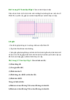 Giải SGK Toán 6 (Cánh diều) Bài tập cuối chương 3