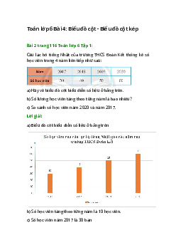 Bài 2 trang 116 Toán 6 Tập 1 | Chân trời sáng tạo Giải toán lớp 6