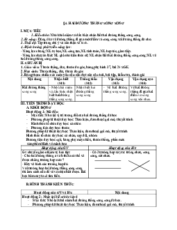 Giáo án Toán 7 bài 4: Hai đường thẳng song song mới nhất