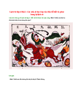 Hình 5 khiến em liên hệ đến truyền thuyết nào trong dân gian