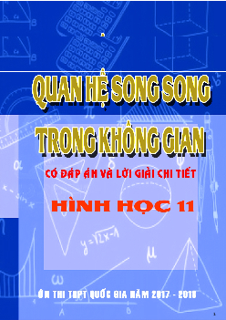 Phân dạng và hướng dẫn giải bài toán quan hệ song song