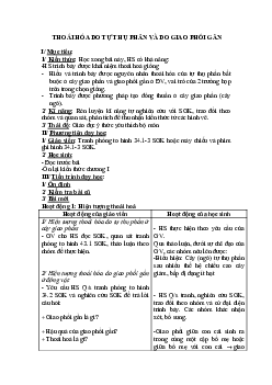 Giáo án Sinh học 9 Bài 34: Thoái hóa do tự thụ phấn và do giao phối gần mới, chuẩn nhất