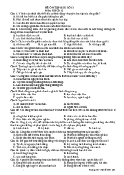 70 câu ôn thi hsg GDCD lớp 12