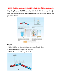 Hình 1.1 dưới đây mô tả một số hiện tượng. Em hãy đọc và thực hiện yêu cầu