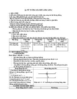 Giáo án Toán 7 bài 6: Từ vuông góc đến song song mới nhất