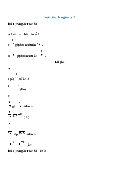 Toán lớp 5 trang 32 Luyện tập chung