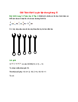 Bài 6.20 trang 14 Toán 6 Tập 2 | Kết nối tri thức Giải toán lớp 6