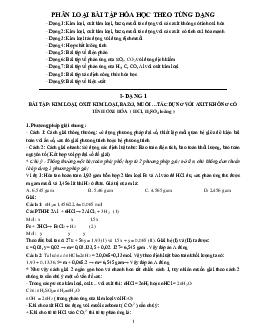 Tổng hợp các dạng bài tập Hóa học 12 (2024) có đáp án