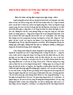 TOP 34 bài Phân tích nhân vật ông Hai trong Làng (Kim Lân) 2023 SIÊU HAY