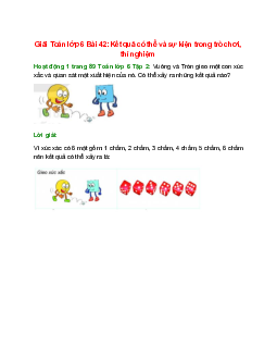 Hoạt động 1 trang 89 Toán 6 Tập 2 | Kết nối tri thức Giải toán lớp 6