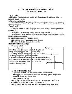 Giáo án Toán học 7 bài 3: Các góc tạo bởi một đường thẳng cắt hai đường thẳng chuẩn nhất