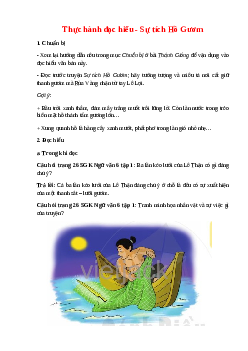 Soạn bài Sự tích Hồ Gươm – hay nhất Cánh diều
