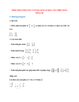 Tất tần tật về phép nhân phân số và tính chất cơ bản của phép nhân phân số chi tiết