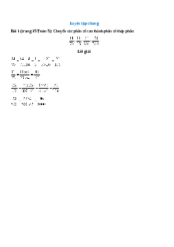 Chuyển các phân số sau thành phân số thập phân: 14/70; 11/25