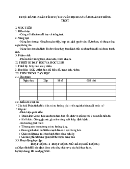 Giáo án Địa lí 12 Bài 23 Thực hành-Phân tích sự chuyển dịch cơ cấu ngành trồng trọt mới nhất