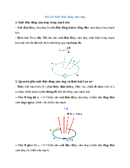 Lý thuyết Suất điện động cảm ứng (mới 2023 + 18 câu trắc nghiệm) hay, chi tiết – Vật Lí 11