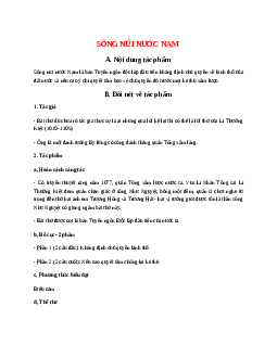 Sông núi nước Nam - Tác giả tác phẩm - Ngữ văn lớp 7
