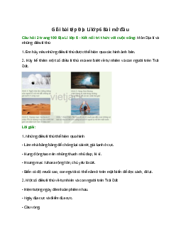 Em hãy nêu những điều lí thú được thể hiện qua các hình ảnh bên