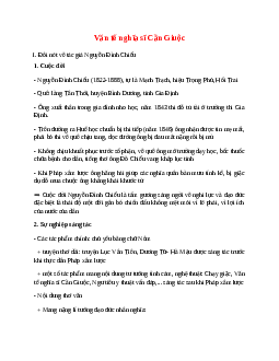 Văn tế nghĩa sĩ Cần Giuộc – nội dung, dàn ý phân tích, bố cục, tóm tắt