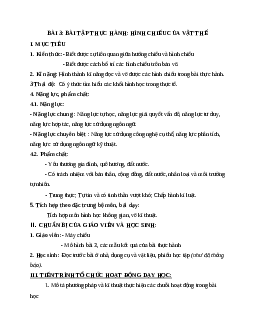 Giáo án Công Nghệ 8 Bài 3: Thực hành: Hình chiếu của vật thể mới nhất - CV5512