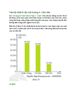 Bài 3 trang 23 Toán 6 Tập 2 | Cánh diều Giải toán lớp 6