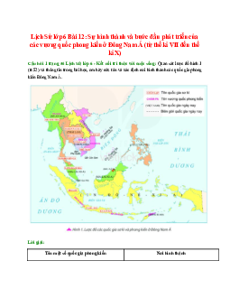Quan sát lược đồ hình 1 (tr.52) và thông tin trong bài học, em hãy nêu tên và xác định