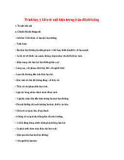 Soạn bài Trình bày ý kiến về một hiện tượng (vấn đề) đời sống – ngắn nhất Kết nối tri thức