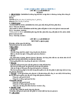 GIÁO ÁN HOÁ HỌC LỚP 12 CHƯƠNG 2