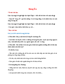 Soạn bài Hang Én – hay nhất Kết nối tri thức