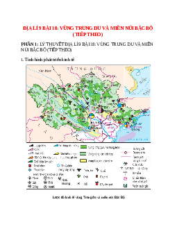 Lý thuyết Địa Lí 9 Bài 18 (mới 2023 + 14 câu trắc nghiệm): Vùng Trung du và miền núi Bắc Bộ (tiếp theo)