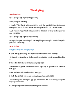 Soạn bài Thánh gióng – hay nhất Kết nối tri thức