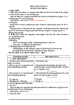 Giáo án Toán 5 cả năm