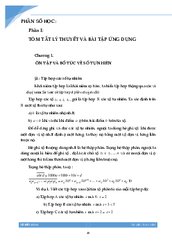 Nâng cao và phát triển toán 6