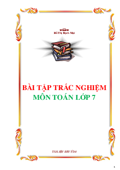 Bài tập trắc nghiệm môn Toán lớp 7
