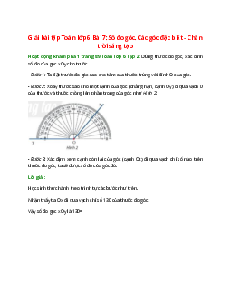 Hoạt động khám phá 1 trang 89 Toán 6 Tập 2 | Chân trời sáng tạo Giải toán lớp 6