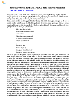 TỔNG HỢP NHỮNG BÀI VĂN HAY LỚP 12 THEO CHƯƠNG TRÌNH MỚI