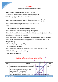 Tuyển tập đề thi học kì 2 môn toán lớp 9