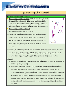 Chuyên đề cực trị của hàm số