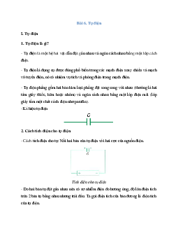 Lý thuyết Tụ điện (mới 2023 + 29 câu trắc nghiệm) hay, chi tiết – Vật Lí 11