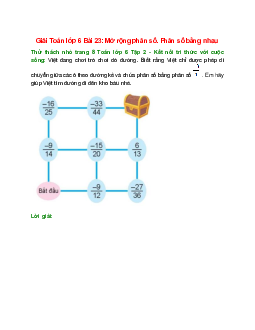 Thử thách nhỏ trang 8 Toán 6 Tập 2 | Kết nối tri thức Giải toán lớp 6