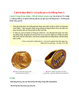 Các tư liệu (tr. 52) và hình 2, 3 chứng tỏ điều gì về giao lưu thương mại của các quốc gia