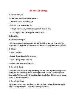 Bố của Xi Mông – nội dung, dàn ý phân tích, bố cục, tóm tắt